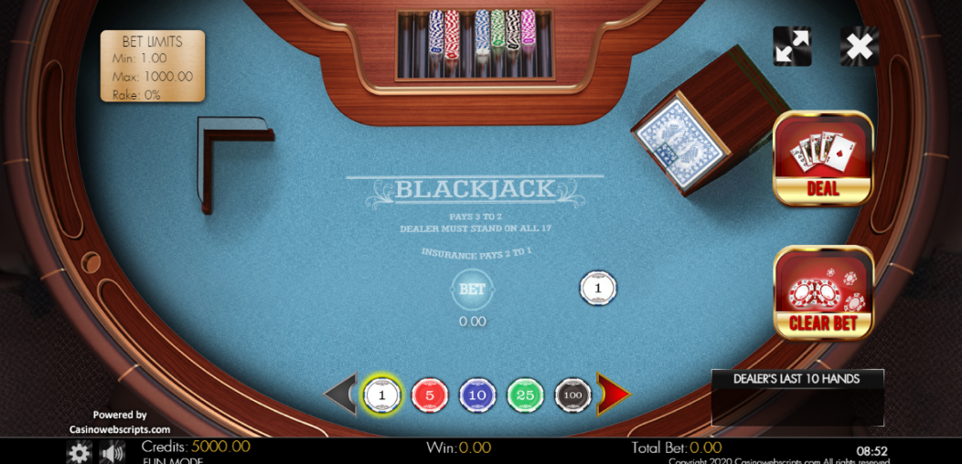 Blackjack Klasična